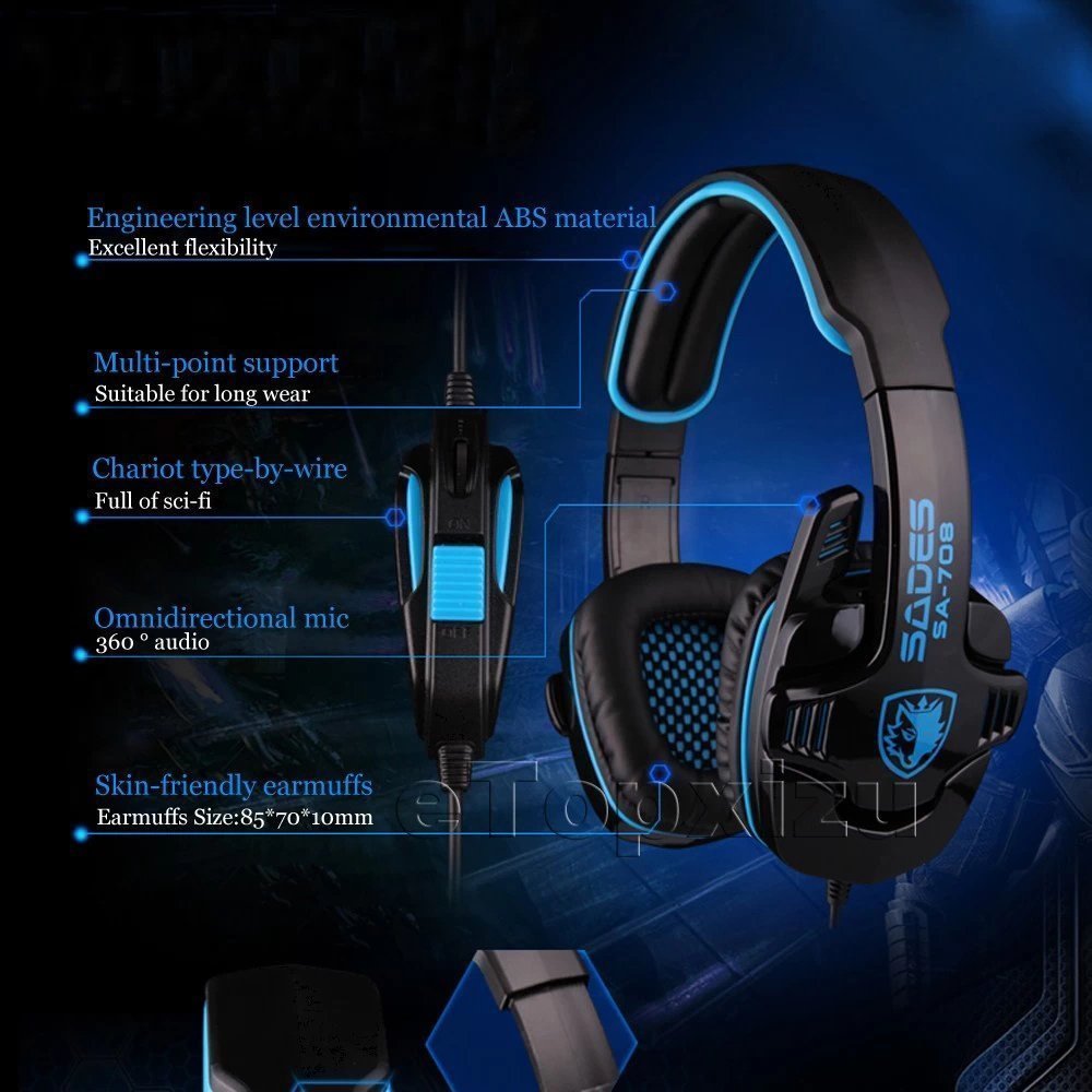 Sades gpower gaming discount headset