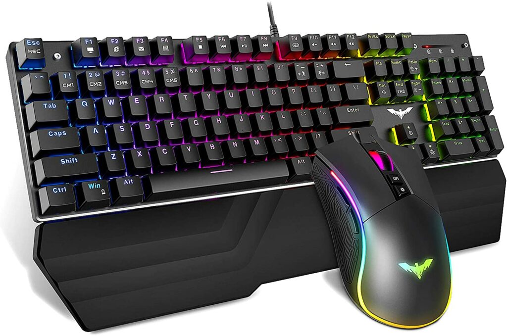 havit hv kb558cm gaming mouse keyboard combo