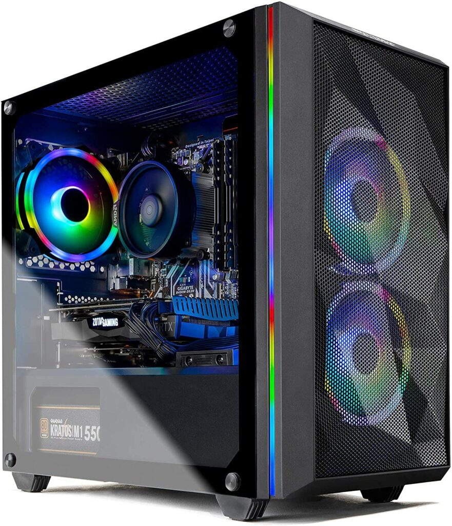 skytech gaming pc rgb control