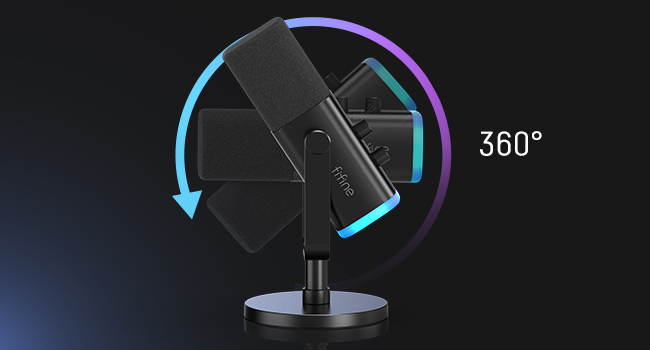 FIFINE AmpliGame AM8 Microphone - Testing USB C & XLR Connection! 