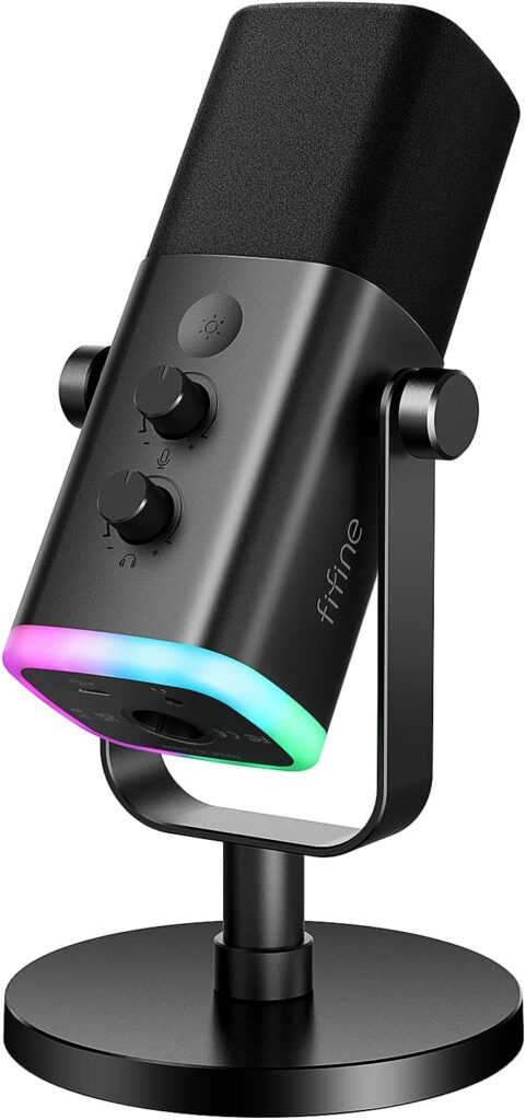 Fifine AM8 RGB Mic Review