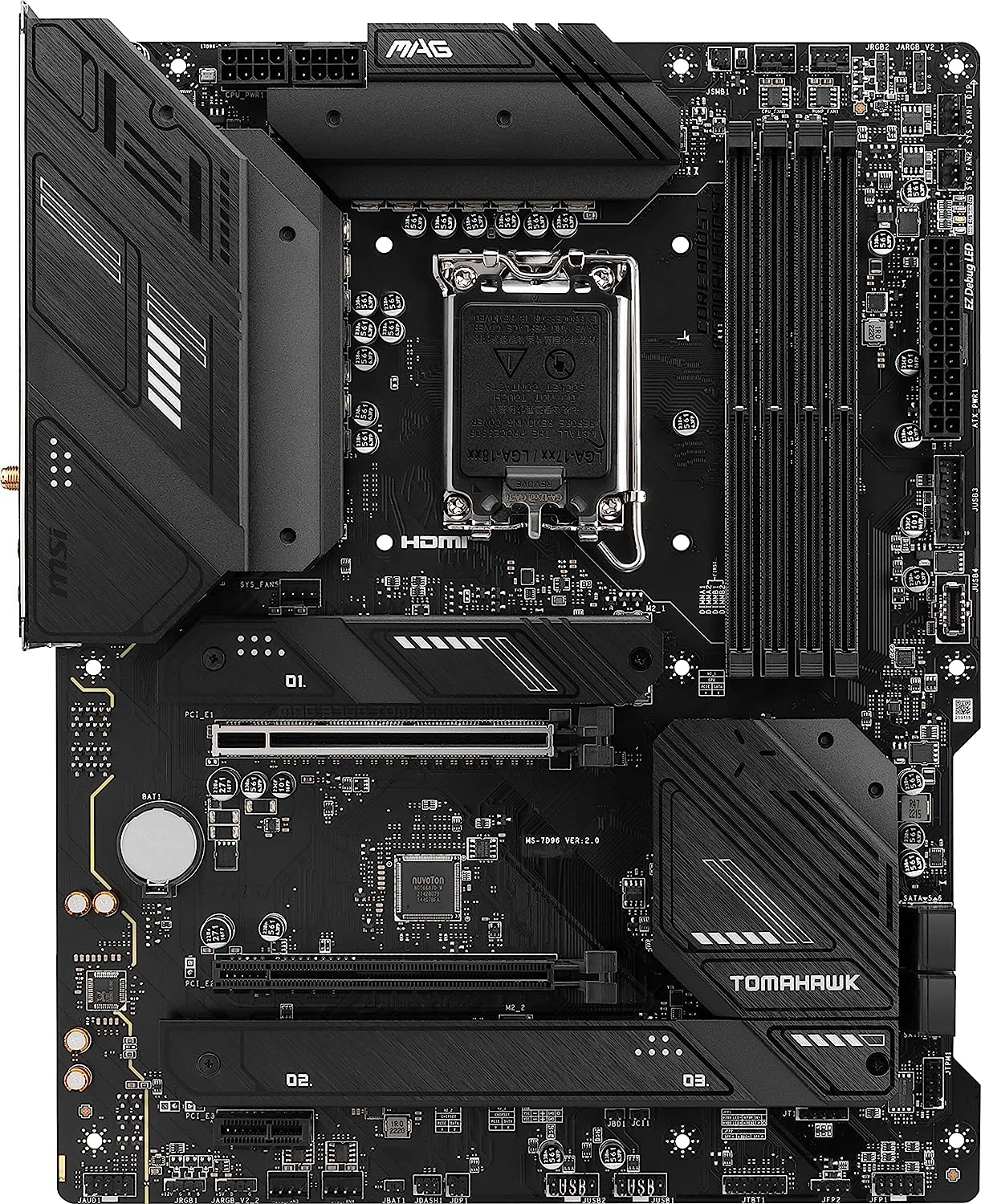 MSI MAG B760 Tomahawk WiFi LGA 1700 Motherboard - PC Builds On A Budget